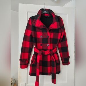 Fleece Plaid Women's Jacket